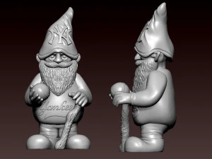 MLB Garden Gnome - estátua de beisebol do New York Yankees Modelo de Impressão 3D