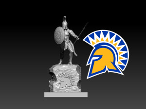 NCAA - SAN JOSE STATE SPARTANS FOOTBALL MASCOT STATUE Modelo de impresión 3D