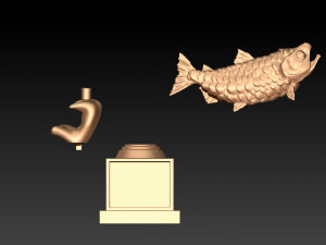 MASTER BAITER TROPHY BIG BASS AWARD FISHING TROPHY - 3D PRINT 3D-printmodel