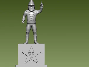 NCAA - VANDERBILT COMMODORES FOOTBALL MASCOT STATUE DESTOP 3D Print Model