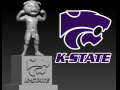 KANSAS STATE WILDCATS FOOTBALL MASCOT STATUE - DECOR - 3D MODEL 3D 프린트 모델