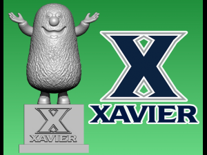 XAVIER MUSKETEERS MENS BASKETBALL MASCOT STATUE - 3D PRINT 3D Принт Модель