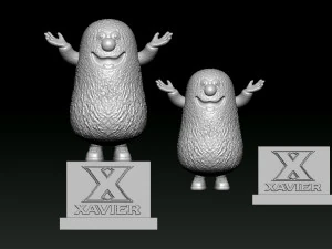 XAVIER MUSKETEERS MENS BASKETBALL MASCOT STATUE - 3D PRINT 3D Print Model