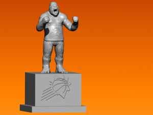 NBA - PHOENIX SUNS BASKETBALL MASCOT STATUE - 3D PRINT Modèles 3D en vedette