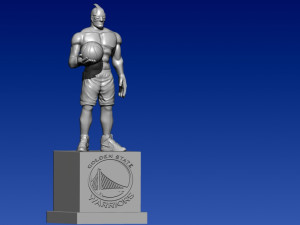 NBA - Golden State Warriors mascot statue - 3d Print 3D Принт Модель