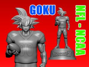 GOKU - NCAA - NFL AMERICAN FOOTBALL - 3D PRINT 3Dプリントモデル