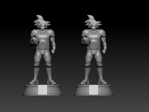 GOKU - NCAA - NFL AMERICAN FOOTBALL - 3D PRINT 3D Print Model