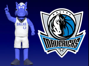 NBA - DALLAS MAVERICKS BASKETBALL MASCOT STATUE - 3D PRINT 3D Print Model