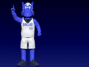 NBA - DALLAS MAVERICKS BASKETBALL MASCOT STATUE - 3D PRINT 3D Print Model