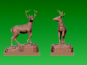 NBA - MILWAUKEE BUCKS BASKETBALL MASCOT STATUE - 3D PRINT Modèles 3D en vedette