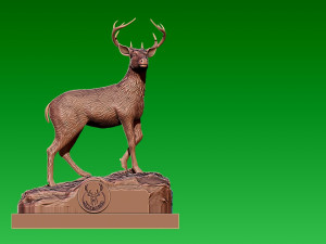NBA - MILWAUKEE BUCKS BASKETBALL MASCOT STATUE - 3D PRINT Modèles 3D en vedette