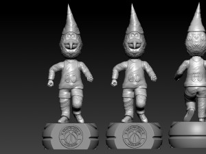 NBA - WASHINGTON WIZARDS MASCOT STATUE - BASKETBALL Model Cetak 3D