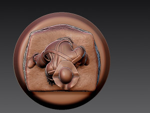 NFL - NEW ENGLAND PATRIOTS FOOTBALL MASCOT STATUE - 3D PRINT 3D 프린트 모델