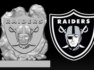 NFL - LAS VEGAS RAIDERS FOOTBALL STATUE DECOR - 3D PRINT 3D Принт Модель