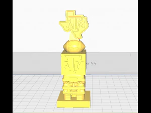 TIKI TOTEM - TEXAS AM AGGIES - 3D PRINT - CNC - NCAA 3D Print Model
