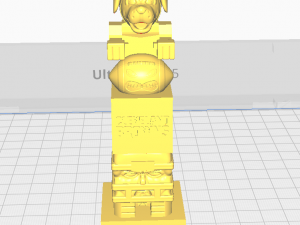 TIKI TOTEM - CLEVELAND BROWNS STATUE - 3D PRINT - CNC Modello di stampa 3D
