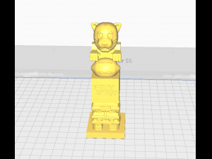 TIKI - NFL - CAROLINA PANTHERS FOOTBALL STATUE - 3D PRINT - CNC Modelo de Impressão 3D
