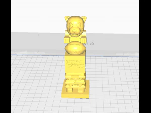 TIKI - NFL - CAROLINA PANTHERS FOOTBALL STATUE - 3D PRINT - CNC 3D Print Model