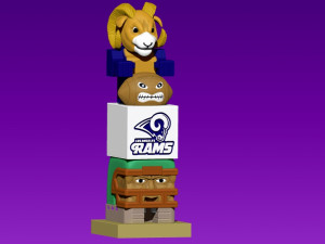 TIKI - NFL - LOS ANGELES RAMS STATUE DECOR - GARDEN 3Dプリントモデル
