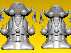 DEN DEN MUSHI - BUGGY - ONEPIECE Modello di stampa 3D