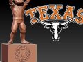 NCAA - TEXAS LONGHORNS STATUE DECOR MASCOT - 3D PRINT 3D 프린트 모델