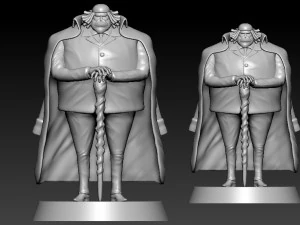 SATURN - FIVE ELDERS - ONE PIECE 3D Print Model