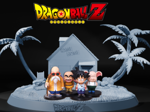 BASE KAME HOME - DRAGON BALL - SPLIT PART 3Dプリントモデル