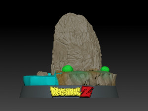 BASE GOKU GOHAN - DRAGON BALL - SPLIT PART Modello di stampa 3D
