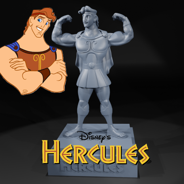 HERCULES 1997 FILM - 3D MODEL PRINT Modello di stampa 3D .c4d .max .obj .3ds .fbx .stl .blend 