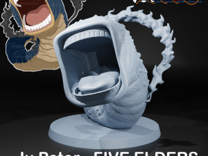 JU PETER - FIVE ELDER - ONE PIECE 3D 打印模型