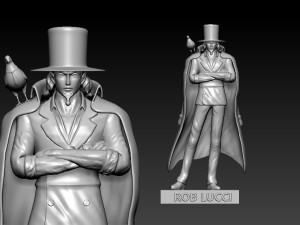 ROB LUCCI - ONE PIECE - 3D MODEL 3D-printmodel