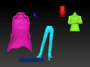 ROB LUCCI - ONE PIECE - 3D MODEL 3D-printmodel