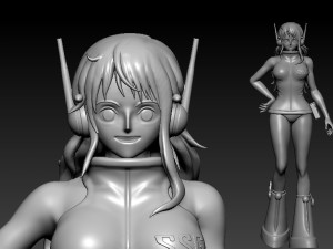 NAMI - EGGHEAD ARC - ONE PIECE Modèles 3D en vedette