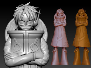 LUFFY - EGGHEAD - ONE PIECE Model Cetak 3D
