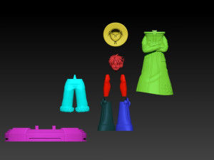 LUFFY - EGGHEAD - ONE PIECE Model Cetak 3D