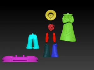 LUFFY - EGGHEAD - ONE PIECE 3D Print Model