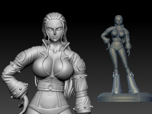 NICO ROBIN FANART - EGGHEAD - ONE PIECE 3D Принт Модель