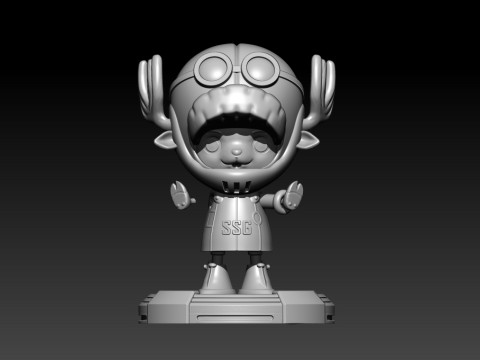 CHOPPER EGGHEAD - ONE PIECE FANART 3D प्रिंट मॉडल