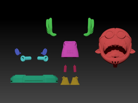 CHOPPER EGGHEAD - ONE PIECE FANART 3D प्रिंट मॉडल