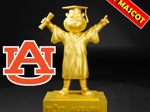 オーバーン大学の卒業マスコット - 3D プリント 3Dプリントモデル