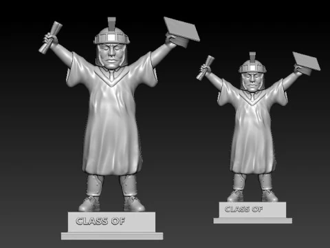 GRADUATION MASCOT MICHIGAN STATE UNIVERSITY - 3D PRINT 3D Print Model