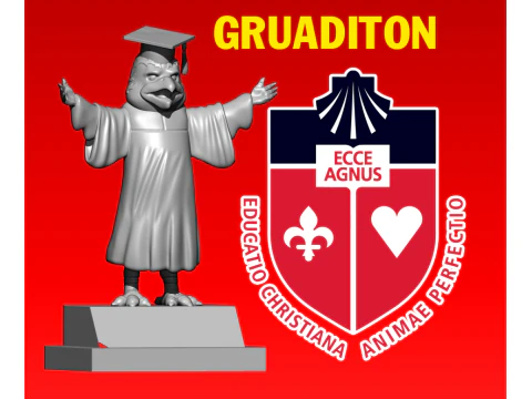 MEZUNİYET MASKOT ST JOHNS &Uuml;NİVERSİTESİ - 3D BASKI 3D Baskı Modeli