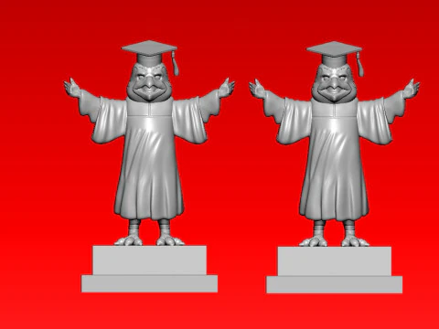GRADUATION MASCOT ST JOHNS UNIVERSITY - 3D PRINT 3D Print Model