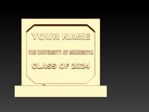 GRADUTION MASCOT MINNESOTA UNIVERSITY MASCOT STATUE - 3D PRINT 3D प्रिंट मॉडल