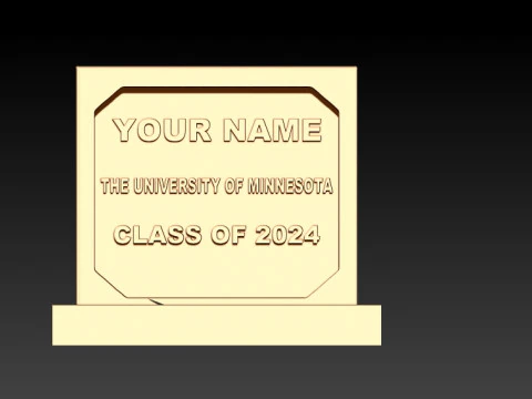 GRADUTION MASCOT MINNESOTA UNIVERSITY MASCOT STATUE - 3D PRINT 3D Print Model