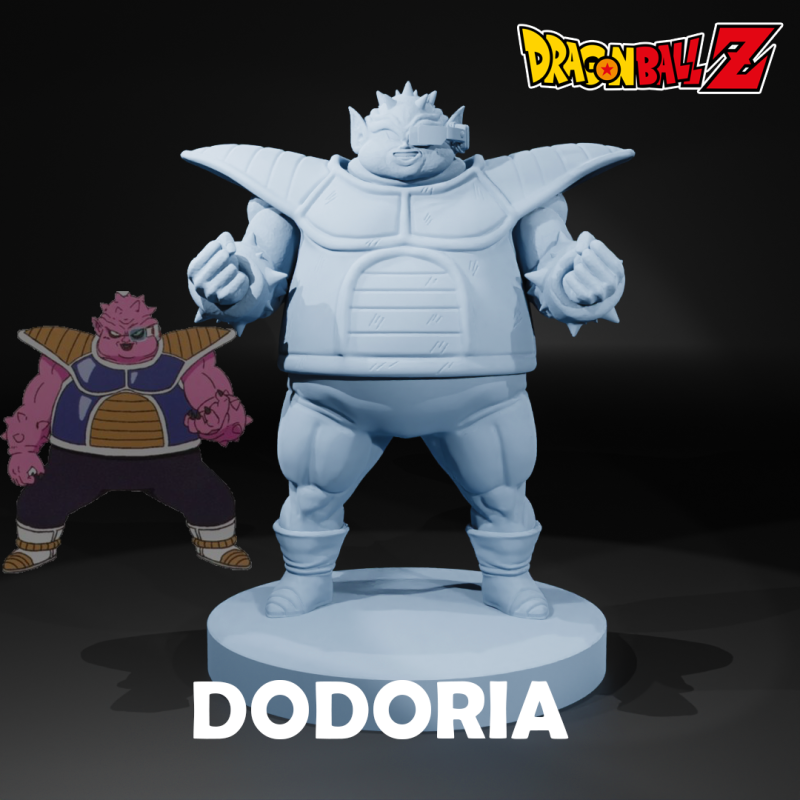 DODORIA - DRAGON BALL - 3D PRINT 3Dプリントモデル .c4d .max .obj .3ds .fbx .stl .blend 
