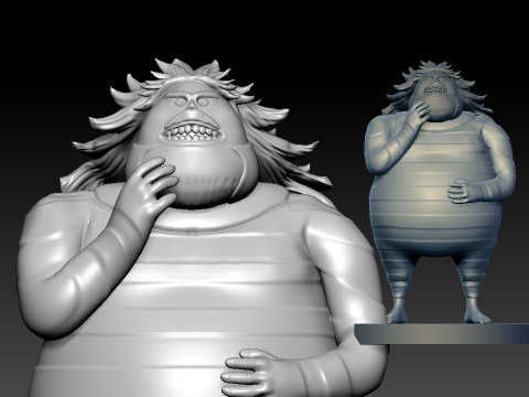 SANJUAN WOLF - BLACKBEARD PIRATES - ONE PIECE - 3d print 3D Принт Модель