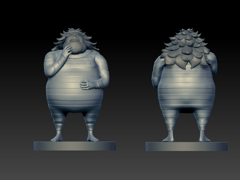 SANJUAN WOLF - BLACKBEARD PIRATES - ONE PIECE - 3d print 3D Принт Модель