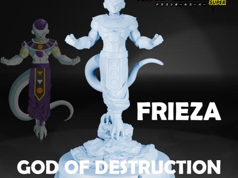 FRIEZA - GOD OF DESTRUCTION VERSION - DRAGON BALL 3D Принт Модель