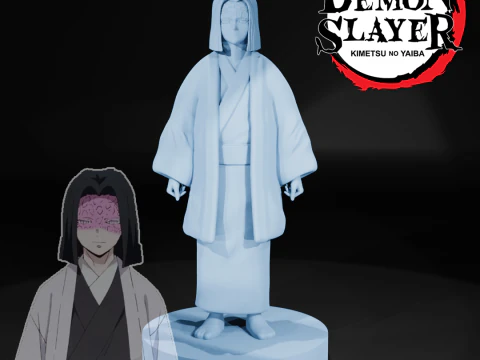 KAGAYA UBUYASHIKI - KIMETSU NO YAIBA - IMPRESS&atilde;O 3D Modelo de Impressão 3D